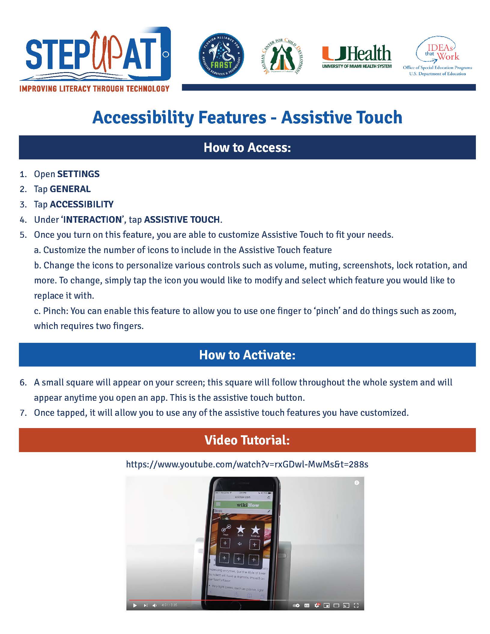 Assistive Touch in English - Click for the PDF